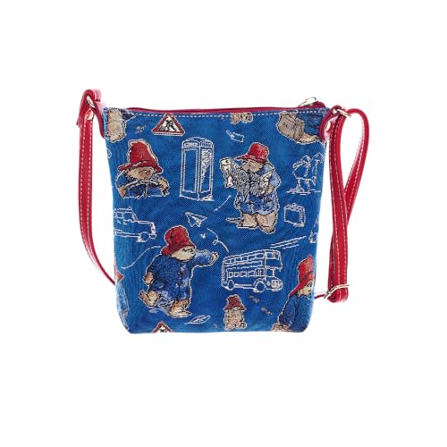 Sac en tapisserie Signare Paddington Bear au design bleu raffiné