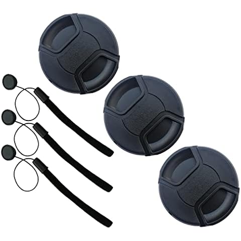 EOS M50 Objektivdeckel Objektivkappe, 49mm,kompatibel mit Canon EF-M 15-45mm f/3.5-6.3 is STM Objektiv Cover