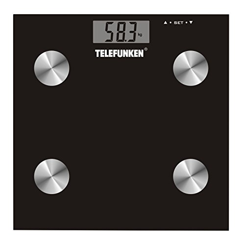Telefunken M02564 Pesapersone, Nero, 28X28X3 Cm