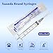 Xuanda 50Pack 5ml Syringes Individual Package Suitable for Industrial, Scientific, Measuring, Watering, Pet Feeding, Glue Applicator