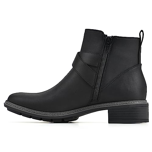 CLIFFS BY WHITE MOUNTAIN Women's Shoes Elie Stacked Heel Ankle Bootie4