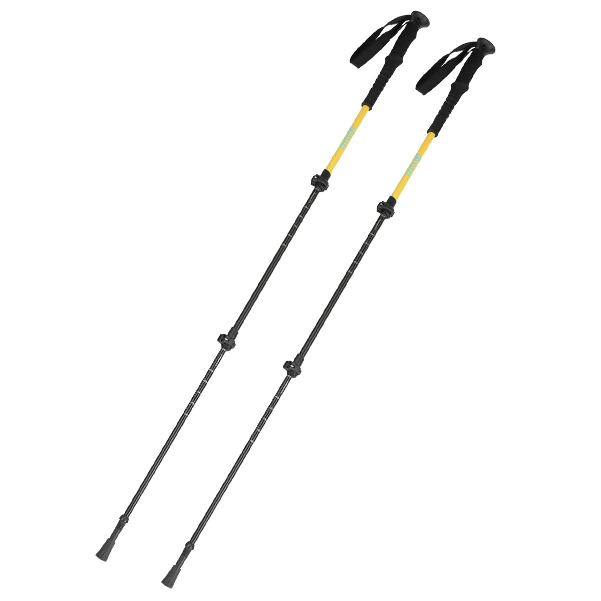 Izas Piura Bastón para Trekking con Agarre Antideslizante y Ajuste Regulable. Doble Flicklock para Excursiones y Senderismo. Modelo Unisex