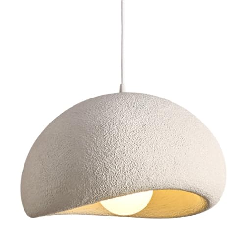 KXKLGWHN Lampada da soffitto con montaggio a incasso, personalità creativa lampada a sospensione in polistirene ad alta densità, lampada a sospensione singola con base E27, lampada a sospensione decor