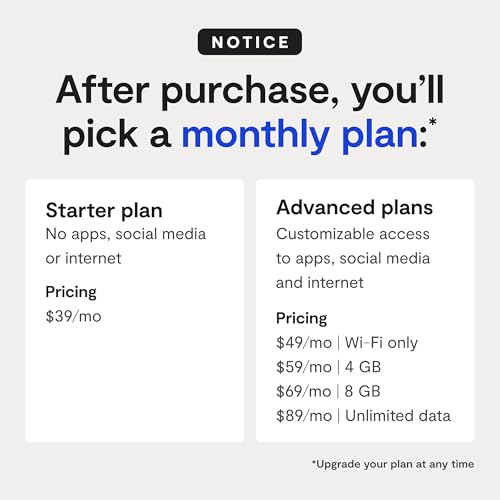 Bark Phone - Safest Phone for Kids & Teens - Monitor Texts, Social Media, and More - Tamper Proof Parental Controls - GPS Tracking - Unlimited Talk/Text Phone A15 - Image 3