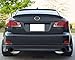 Trunk Spoiler Compatible with 2006-2013 Lexus IS250 IS350 ISF, IK Style Unpainted ABS Rear Tail Lip Deck Boot Wing by IKON MOTORSPORTS, 2007 2008 2009 2010 2011 2012