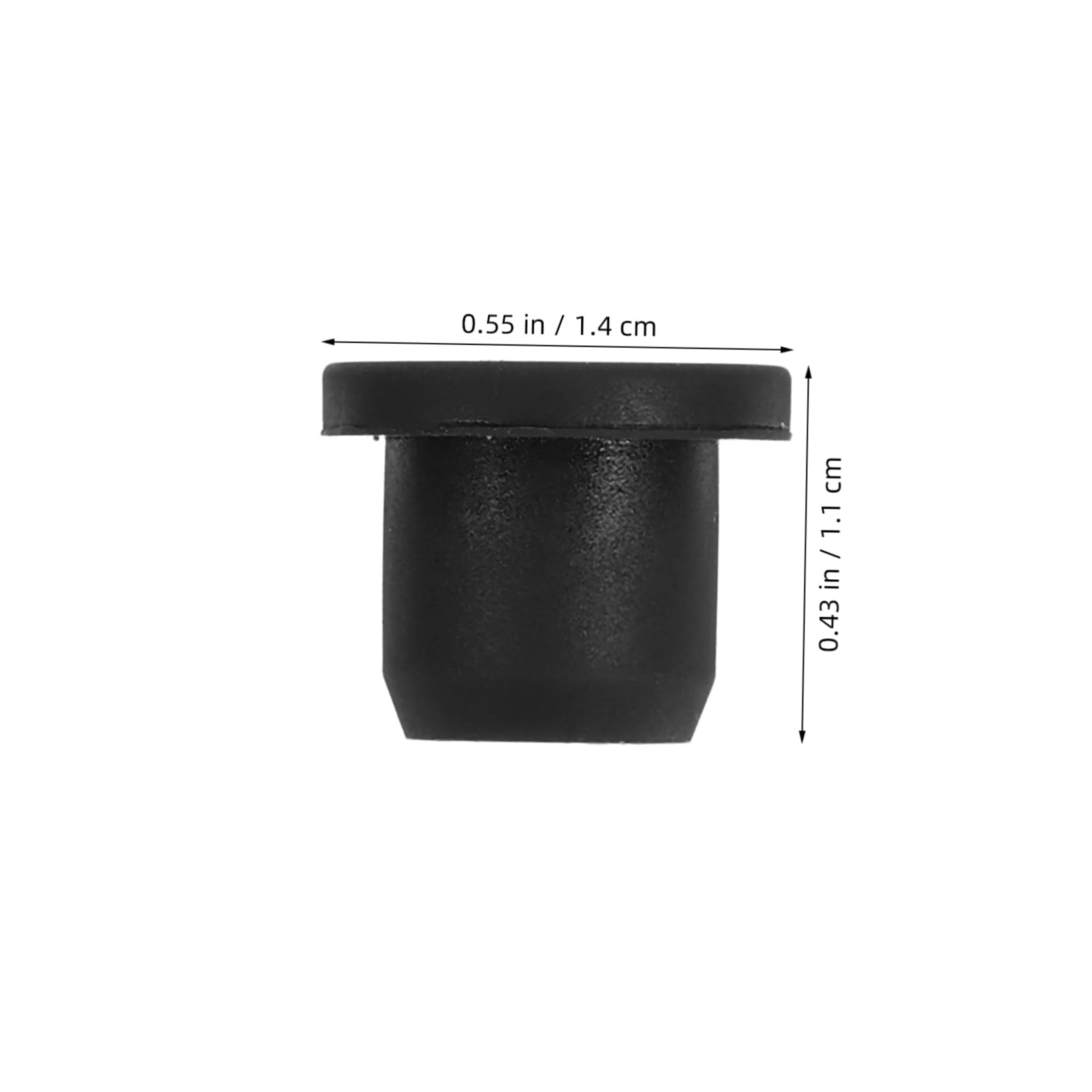 FUNOMOCYA Pack of High-Temperature Resistant Lab Bottle Stoppers Daily Use Black for Household Kitchen