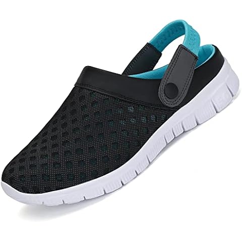 SAGUARO Hausschuhe Herren Sommer Outdoor Pantoletten Atmungsaktiv Damenhausschuh Cover