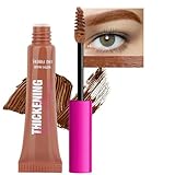 Kaely Thickening Brow Mascara, Tinted Eyebrow Gel Waterproof, Eyebrow Color Makeup, Vegan, Cruelty Free, maquillaje gel para cejas a prueba de agua, 04 Rich Auburn