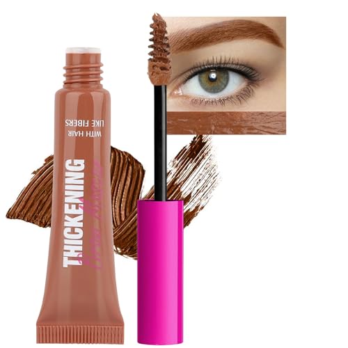 Kaely Thickening Brow Mascara, Tinted Eyebrow Gel Waterproof, Eyebrow Color Makeup, Vegan, Cruelty Free, maquillaje gel para cejas a prueba de agua, 04 Rich Auburn