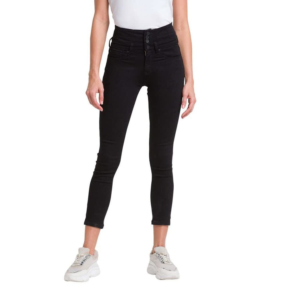 spykar Women's High Rise Skinny Fit Cotton Jeans (WYNR02BBTT02)-picture-21
