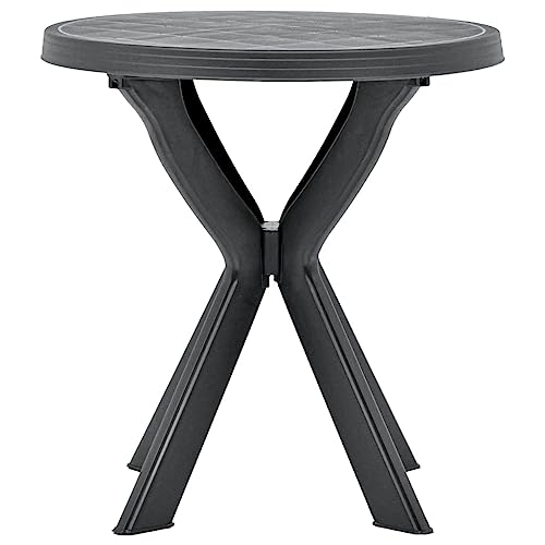 Table de bistrot anthracite 70 cm Slish en plastique résistant - 4