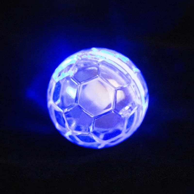 FTING 4Pcs Cat Hunting Flashing Balls, LED Motion Light Up Cat Dog Balls Interactive Toys Pet Touch Activated Glowing Mini Running Exercise Ball Toys for Animals Activity