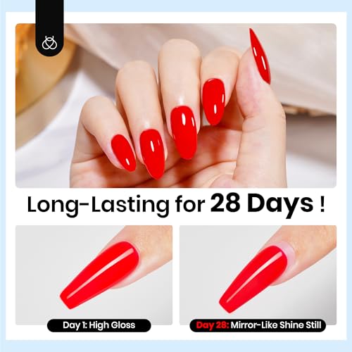 Image of Beetles Top Coat Gel Nail Polish Set - 2Pcs 15ml No Wipe Gel Top Coat, Long-Lasting High Gloss Finish, Clear Nail Polish Soak Off UV /LED Nail for DIY & Professional Manicure