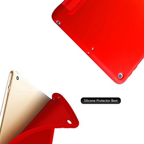 Image of DuraSafe Cases iPad PRO 10.5 Inch 2017 Air 10.5 3rd Generation 2019 [ Air 3 ] MQF12HN /A MQEY2HN /A MQF22HN /A MQF02HN /A Protective Durable Shock Proof Supportive Magnetic Dual Angle Stand Cover - Red