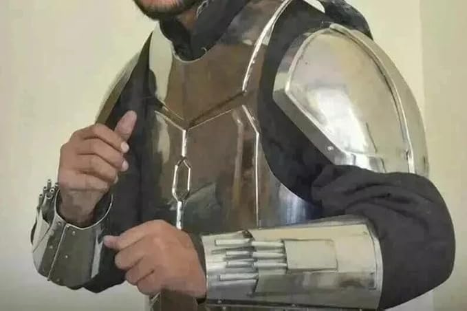 Mandalorian-Beskar-Armor Mando Fighting Armatura Suit LARP Mandalorian Costume