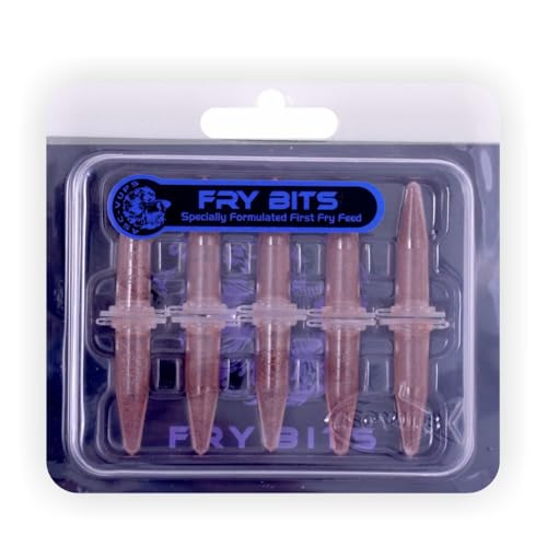 Image of Fry-BITS High Nutrition Fish Fry Food | Aquarium Science Corporation ASC-V-UPS | 58% Protein, Spirulina, Krill, Insect & Squid Meal | Astaxanthin, Enzymes & Rapid Growth Formula