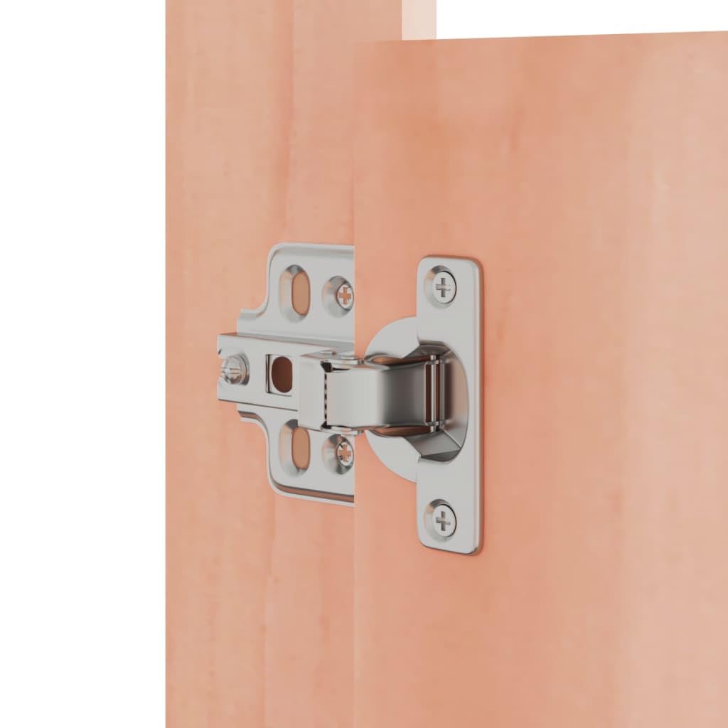 vidaXL Puertas Cocina Exterior MEPPEL 2 uds, Puertas para Armario Mueble, Puertas de Repuesto, Decoraciones para Cocina de Jardín, Madera Maciza de Douglas