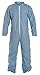 DuPont TM120SBU3X002500 3X Blue Safespec 2.0 Tempro Disposable Water And Flame Resistant Coveralls With Front Zipper Closure, Laydown Collar, Open Wrists, Open Ankles And Set Sleeves (25 Per Case) (1/EA)