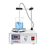 Vevitts 85-2 Magnetic Stirrer Hot Plate w/Stir Bar,LED Digital Display, 0-2600rpm Magnetic Hotplate Stirrer,Heating Power Hot Plate Stirrer for Mixing & Stirring in Lab