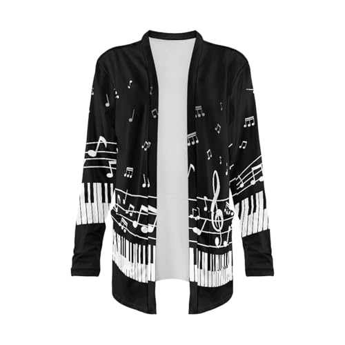 Image of Biyejit Women's Long Sleeve Open Front Cardigan Casual Loose Lightweight Cardigans with Pockets Drape Cardigan
