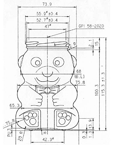 9 Oz Glass Honey Bear Jars With Gold Lids 12-Pack For Honey, Candles And Other Crafts #TOP5