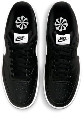 NIKE Men's Basketball Shoe, Nero Bianco, 12.5 | Image 3