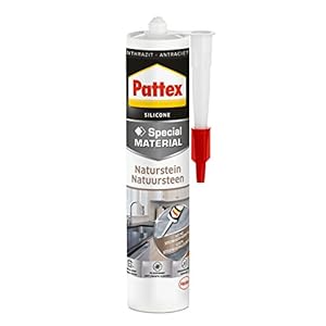 Pattex natuursteen silicone antraciet, PFNSA