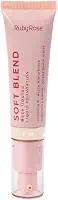 Base Líquida Soft Blend Ruby Rose Matte Média Cobertura Efeito Aveludado (F10, 30g)
