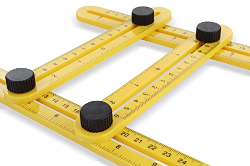 Angle Template Tool | Small Tool Box Bags | Floor Laminate Spacers | Square Template Tool to Save Time For Carpenters, Builders, Craftsmen, Tilers & DIY-ers | Brick Tools |