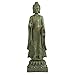 Design Toscano Enlightened One Asian Decor Indoor/Outdoor Garden Statue, 12 inches Wide, 40 inches Tall, Cast Stone Resin, Green Bronze Finish
