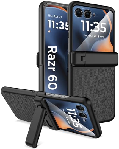Étui Motorola Razr 60 2025 de qualité supérieure rigide anti-rayures noir mat