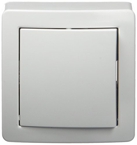 Schneider Electric ALB62051P Alrea Interrupteur va et vient avec cadre saillie, Blanc