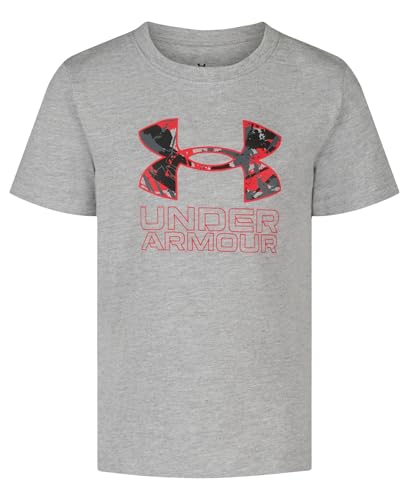 Image of Under Armour Boys' Short Sleeve Core Graphic T-Shirt, Lightweight & Breathable, Relaxed Fit