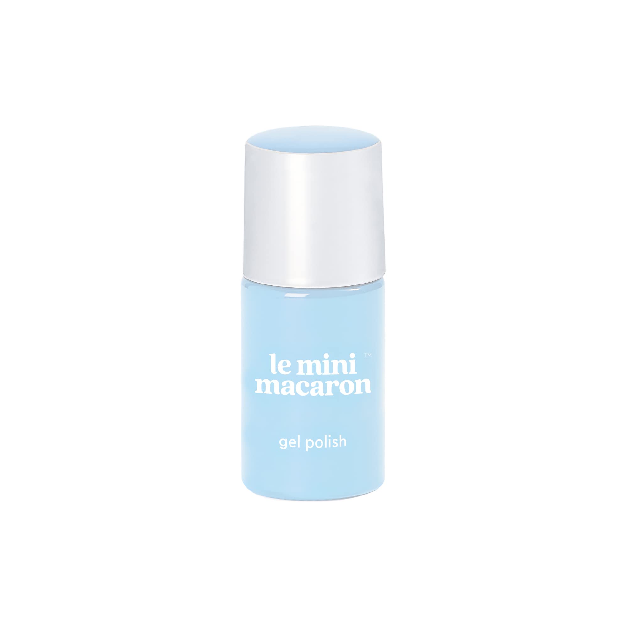 Le Mini Macaron Vernis à ongles Blue Vanilla – Vernis 3 en 1 – Séchage LED