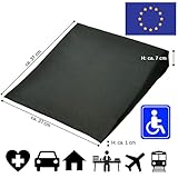 ★ AUFRECHTES SITZEN DANK PERFEKTEM HÄRTEGRAD - das ergonomische Keilkissen fördert eine gesunde, entspannte Sitzhaltung. Durch die abgeschrägte Form des Kissens wird das Becken leicht nach vorme gekippt. Wirbelsäule und Bandscheiben werden so auf natürliche Weise sanft entlastet. Orthopaedische Unterstützung, vielseitig einsetzbar im Buero, im Auto auf dem Fahrer- oder Beifahrersitz, auf Reisen und Zuhause.