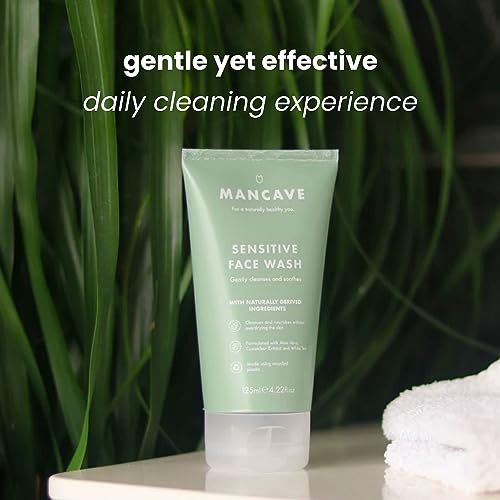 Sensitive Face Wash for Men - 125ml with Cucumber & Aloe Vera - Image 5
