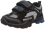 Lico Chief V Blinky Unisex Kinder Sneaker, Schwarz/ Royalblau/ Silber, 35 EU