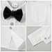 Toddler Baby Boy Clothes Suit 5Pcs Gentleman Wedding Outfit Dress Shirt+Vest+Bow Tie+Suspender Pant Formal Set 12M-5T(Purple,4-5Years)