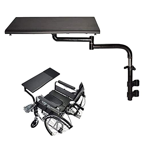 Generisch Silla de ruedas con altura ajustable y ergonómica, mesa de comedor extraíble para comer, leer y restablecer – Diseño universal para comodidad y accesibilidad