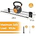 BELLO YON Wall Shelf 24'' x 11'' Garage Wall Mounted Storage Shelves, Heavy Duty Metal Wire Shelving Storage Rack for Garage, Office, Basement and Kithcen, Max Load 90lb,Black, 2-Pack