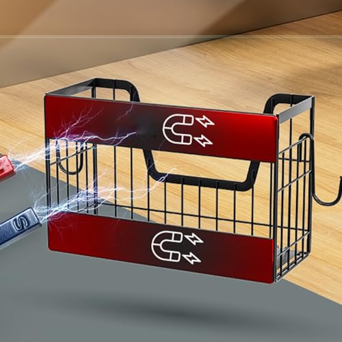 Organizador magnético para nevera: dile adiós al desorden en la cocina con este rack de metal 7