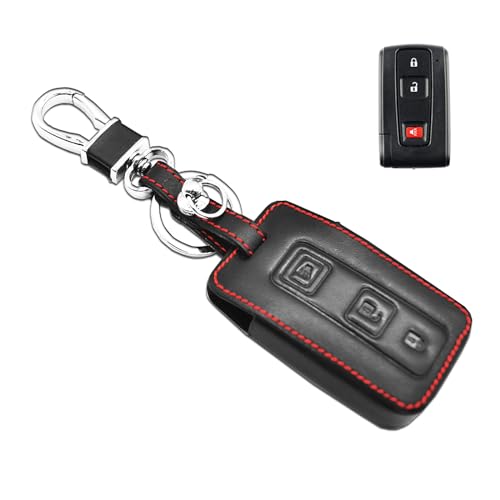 Coque en cuir clé Toyota Prius boutons usés protection MECHCOS 2004-2009