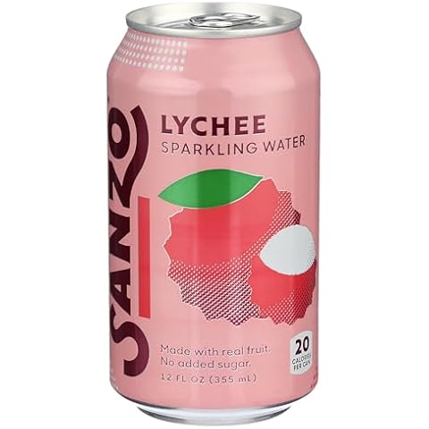 Sanzo Lychee Sparkling Water, 12 FZ Cover