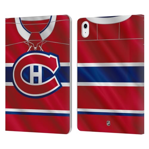 Coque iPad Air 11 NHL Montreal Canadiens en cuir premium texturé par Head Case Designs