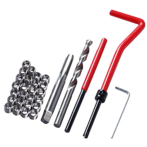 Bestgle Kit di Riparazione del Filo 30 Pezzi M6