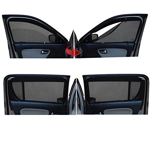 Meesha Enterprises Side Window Zipper Sun Shade for Honda Old