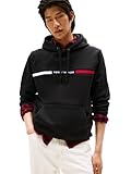 Tommy Hilfiger Men's Chest Insert Hoodies Black