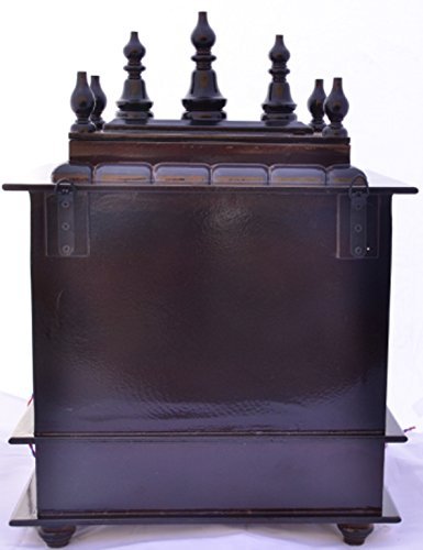 Templo casero de madera MDF marrón de 47cm altar devocional para interior 4