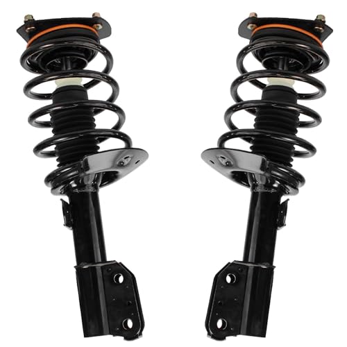 Image of Detroit Axle - 10pc Front End Suspension Kit for 2004-2008 Pontiac Grand Prix [16 inch, 17 inch & 18 inch Wheels] 2 Struts 2 Lower Ball Joints 2 Sway Bars 4 Tie Rods 2005 2006 2007 Replacement