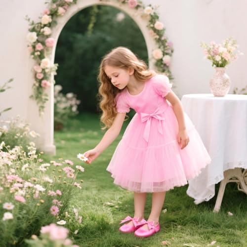 Felix & Flora Toddler Flower Girl Dress Shoes - Girl Ballet Flats Party School Shoes Wedding2